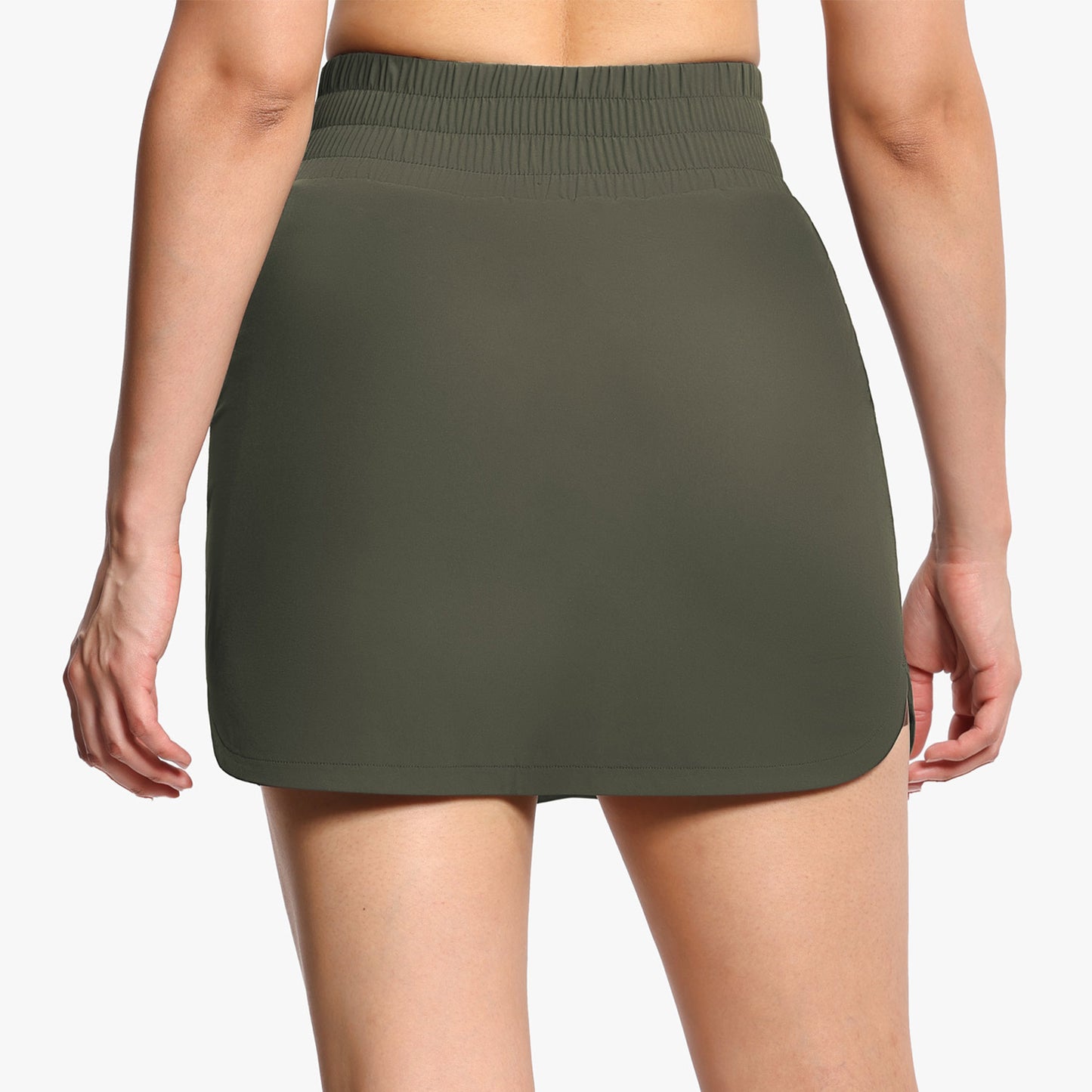 THE GYM PEOPLE Women's Golf Skort Tennis High Waist Lightweight Athletic Casual Skirts Built-in Shorts with 4 Pockets